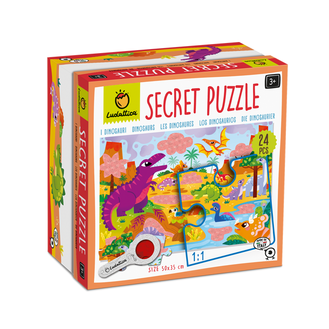 Ludattica Secret Puzzle I dinosauri