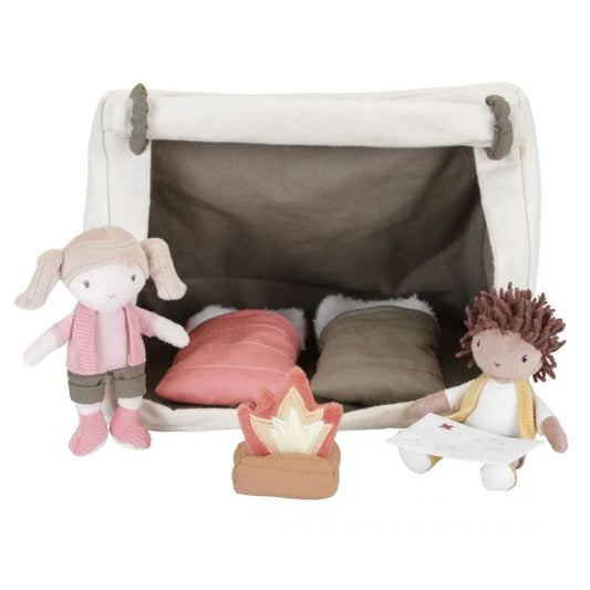 Little Dutch  Cuddle Doll Set in Campeggio con Jake e Anna - EmotionsToy