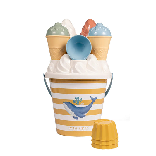 Little Dutch Ocean Dreams Set Spiaggia Crea gelati e cupcake Blu - Emotions Toy