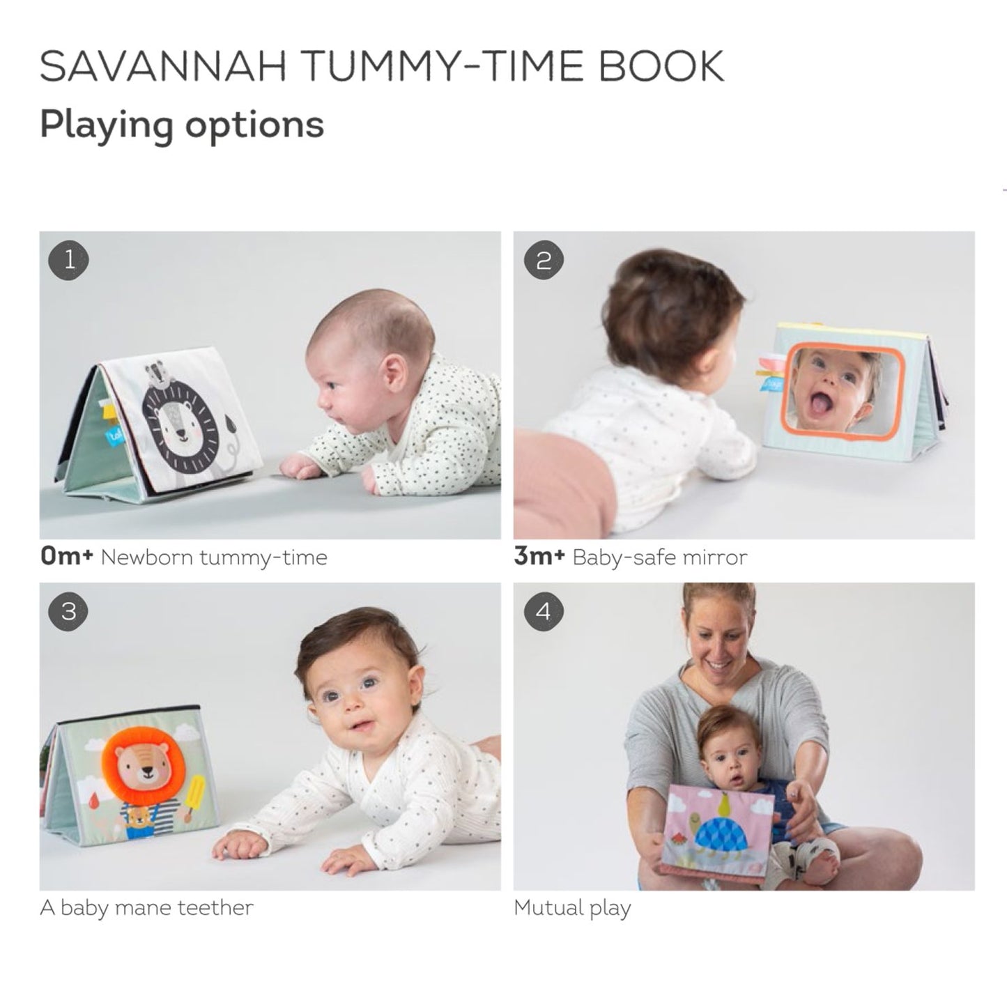 Taf Toys Savannah Tummy-Time book