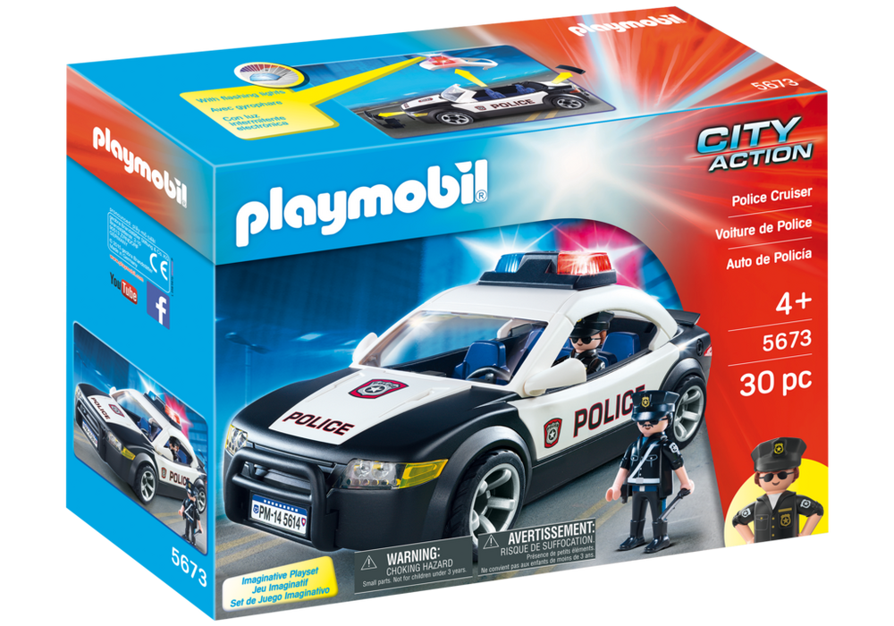 Playmobil City Action 5673 Pattuglia della polizia