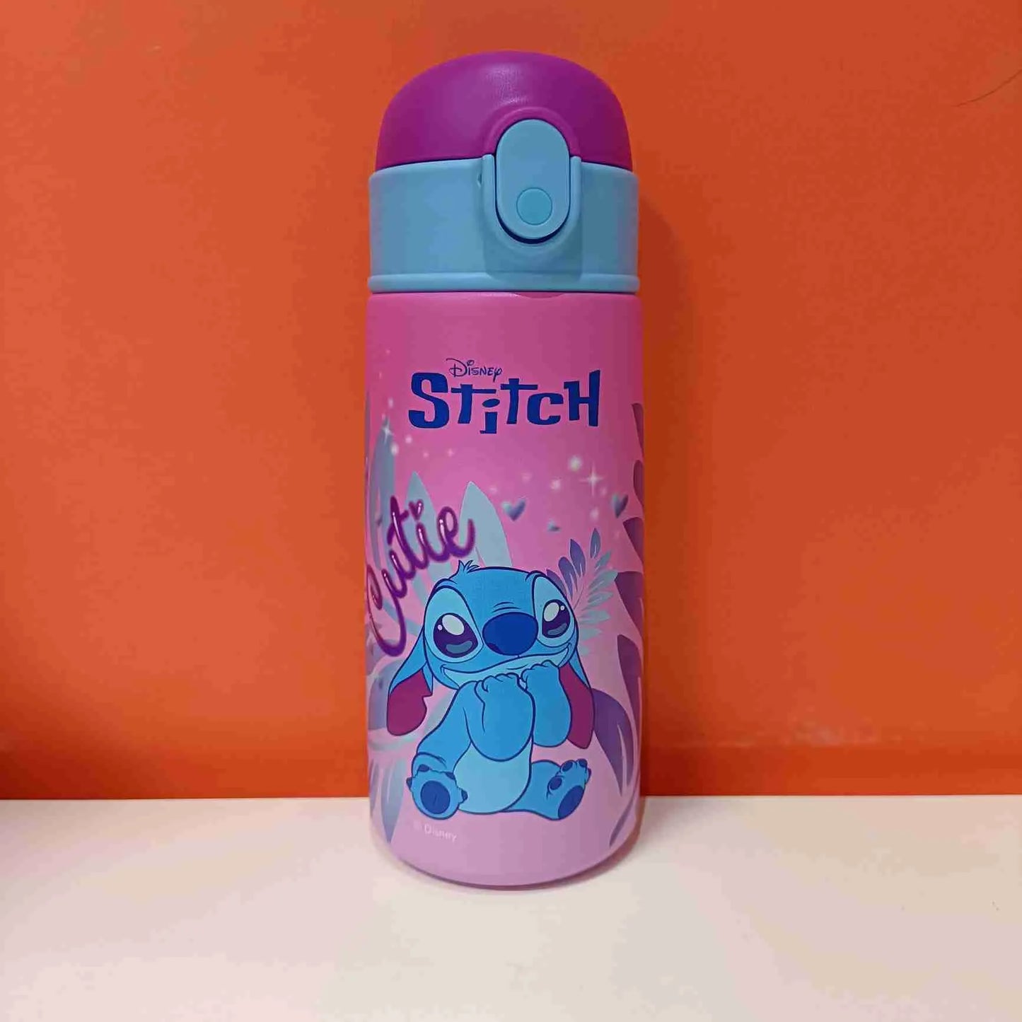 Seven Junior Borraccia Termica con Cannuccia Stitch 460 ml