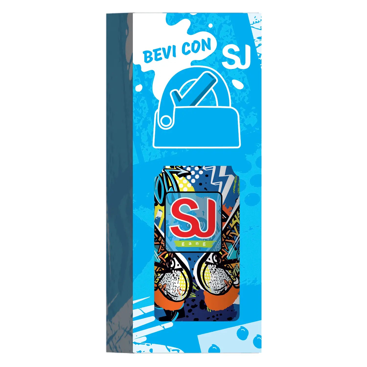 SJ GANG Borraccia Termica con Cannuccia Trickyled 500 ml - Emotions Toy