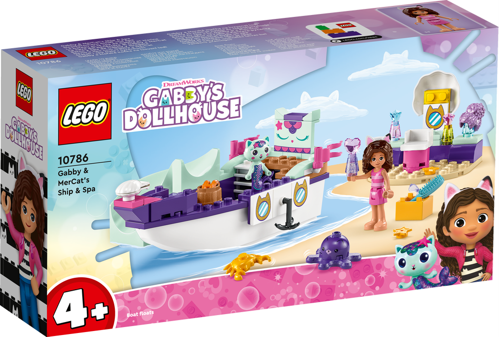 Lego 10786 Lego Gabby's Dollhouse La nave del benessere di Gabby e Siregatta