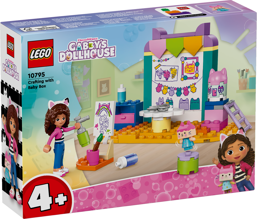 Lego 10795 Lego Gabby's Dollhouse Creazioni con Baby Scatola