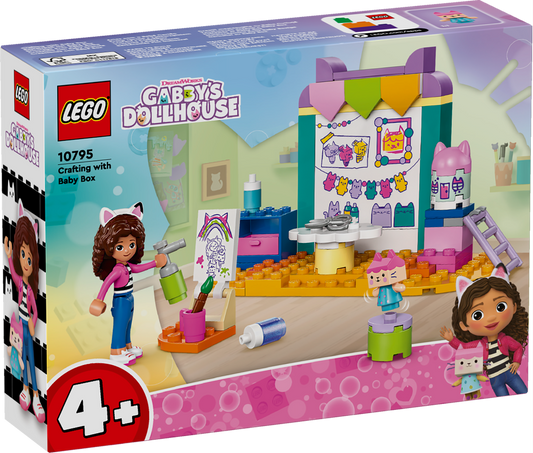 Lego 10795 Lego Gabby's Dollhouse Creazioni con Baby Scatola