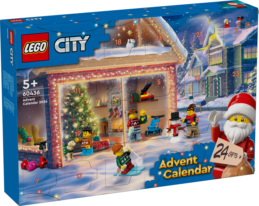 Lego 60436 Lego City Calendario dell'avvento 2024