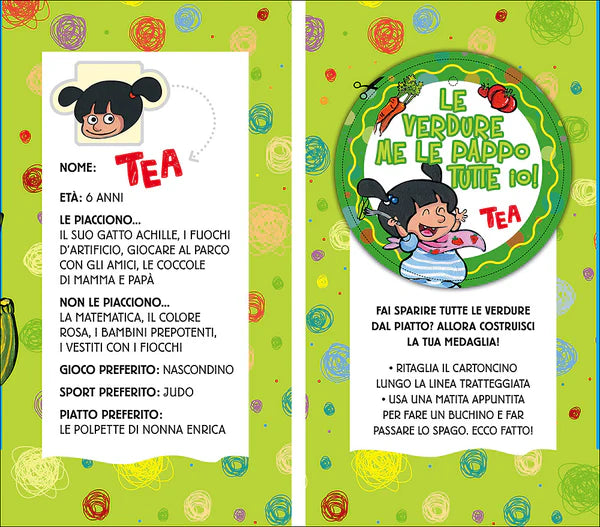 Giunti Tea A chi piacciono le verdure? - Emotions Toy