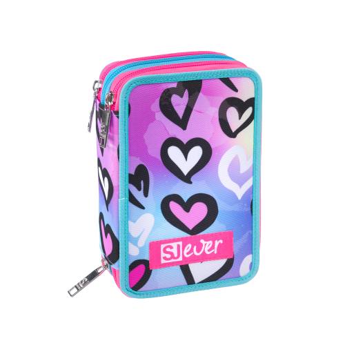 SJ EVER Astuccio Triplo Heartscope Girl - Emotions Toy