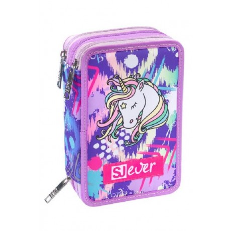 SJ EVER Astuccio Triplo Oneunicorn Girl - Emotions Toy