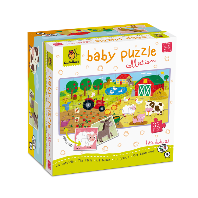 Ludattica Baby Puzzle La fattoria