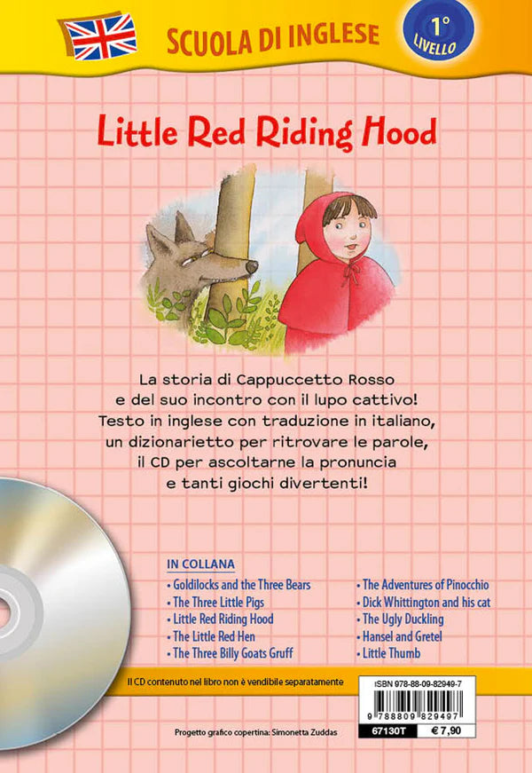 Giunti Little Red Riding Hood+ CD - Emotions Toy