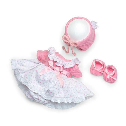 Berjuan 6200 Baby Susù Completo rosa 40 cm - Emotions Toy