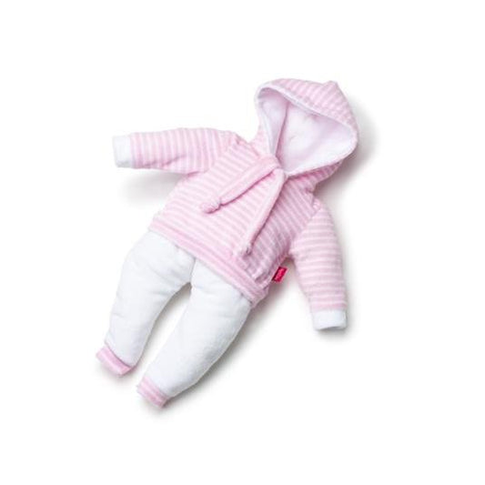 Berjuan 6205 Baby Susù Completo sportivo bianco e rosa 40 cm - Emotions Toy