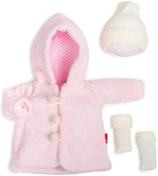 Berjuan 6208 Baby Susù Cappottino con cappellino e calzini 40 cm - Emotions Toy