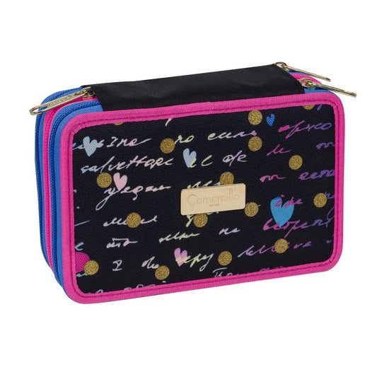 Camomilla Astuccio Triplo Jet Black - Emotions Toy