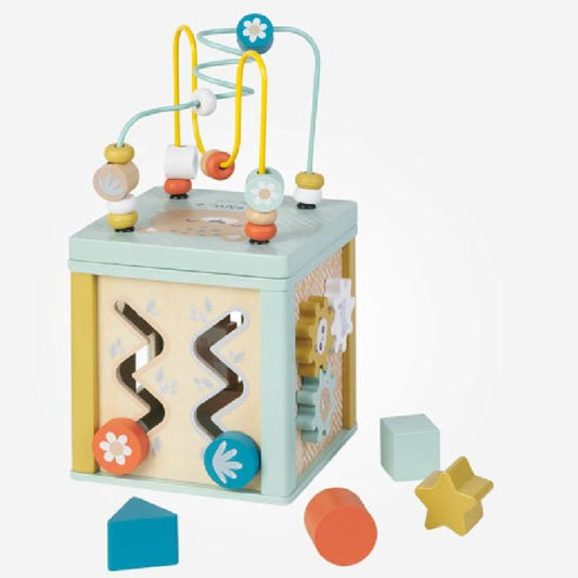 Saro  Cubo multiattività in legno - Emotions Toy