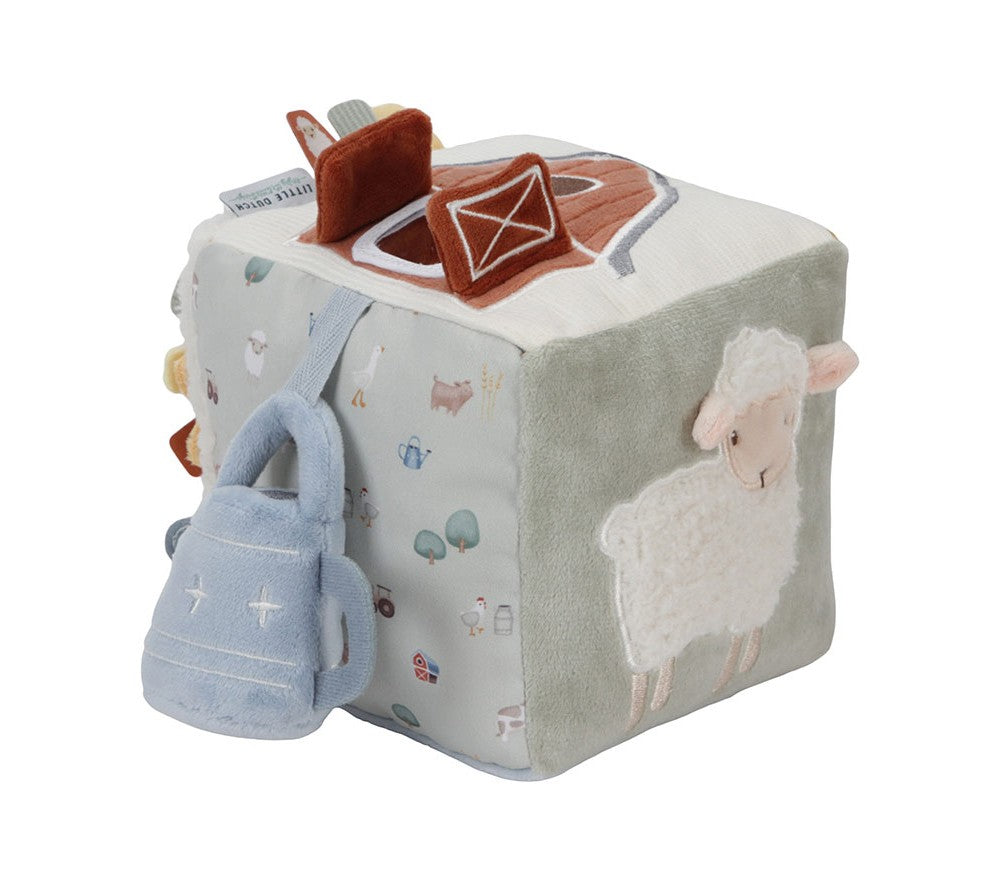 Little Dutch  Little Farm Cubo morbido sensoriale - EmotionsToy