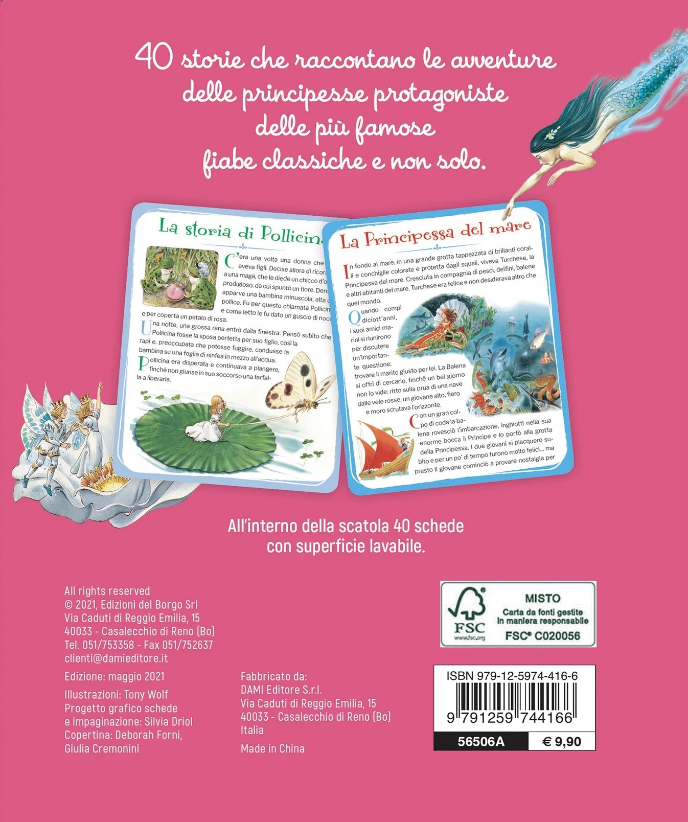 Dami Editore 40 racconti da portare con te Storie di Principesse - Emotions Toy