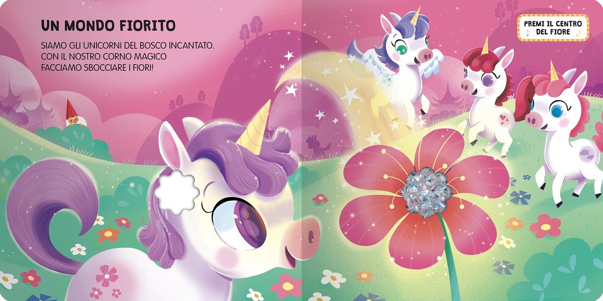 Dami Editore tocca senti ascolta Unicorni - Emotions Toy