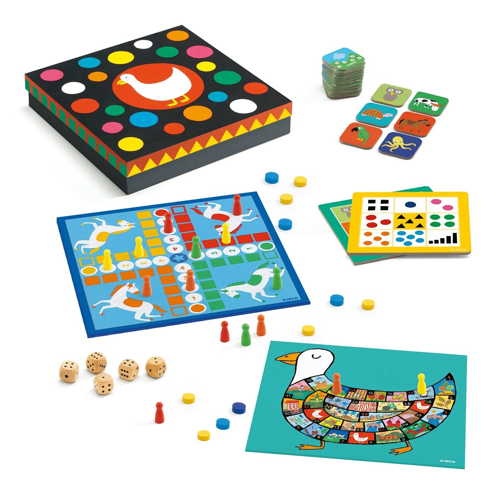 Djeco 12 Giochi classici - Emotions Toy