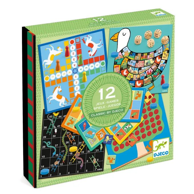 Djeco 12 Giochi classici - Emotions Toy