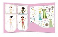 Djeco Autoadesivi & Paper dolls Vestirsi per quattro stagioni - Emotions Toy