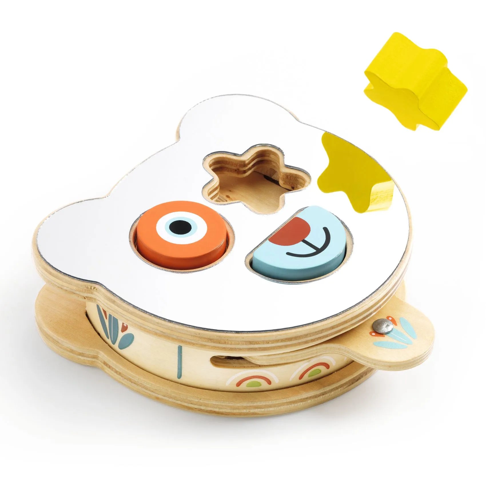 Djeco Baby Boomi Gioco a incastro con specchio - Emotions Toy