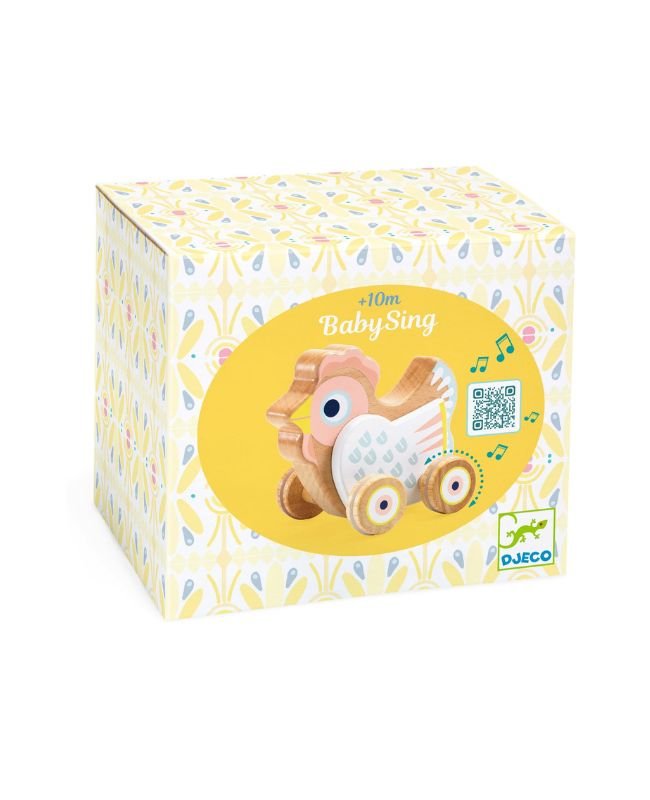 Djeco Babysing Gallinella musicale in legno - Emotions Toy