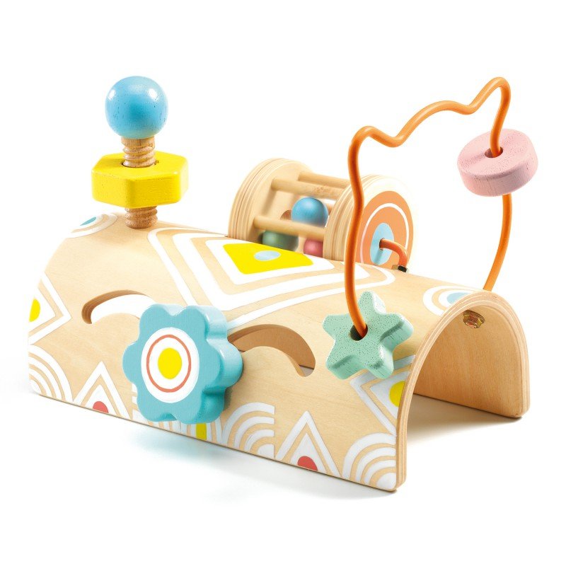 Djeco BabyTabli Piano multiattività in legno - Emotions Toy