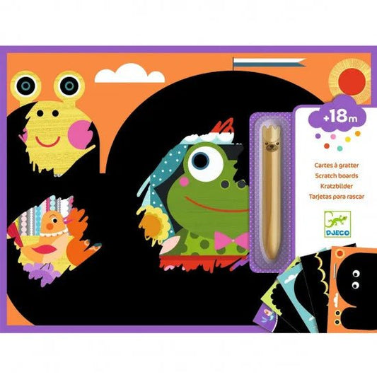 Djeco Carte da grattare Scoperta divertente - Emotions Toy