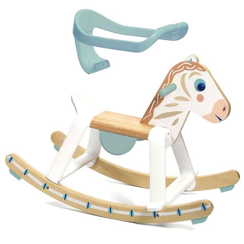 Djeco Cavallo a dondolo baby in legno - Emotions Toy