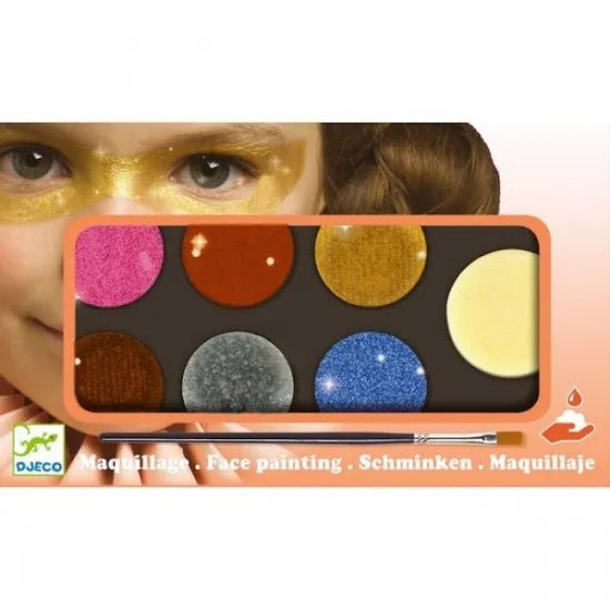 Djeco Colori per il viso metallizzato - Emotions Toy