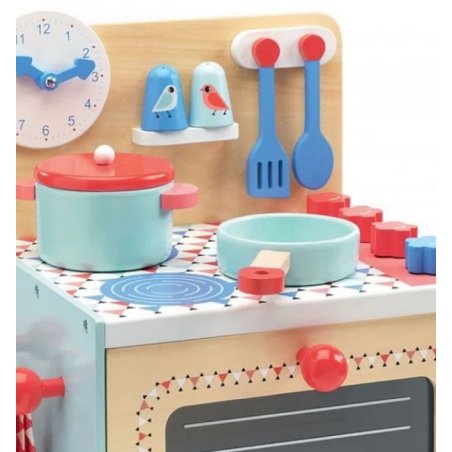 Djeco Cucina Blu in legno - Emotions Toy