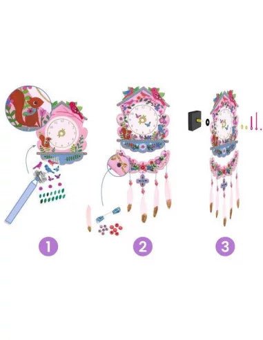 Djeco Do It Yourself Kit Orologio cucù da costruire - Emotions Toy