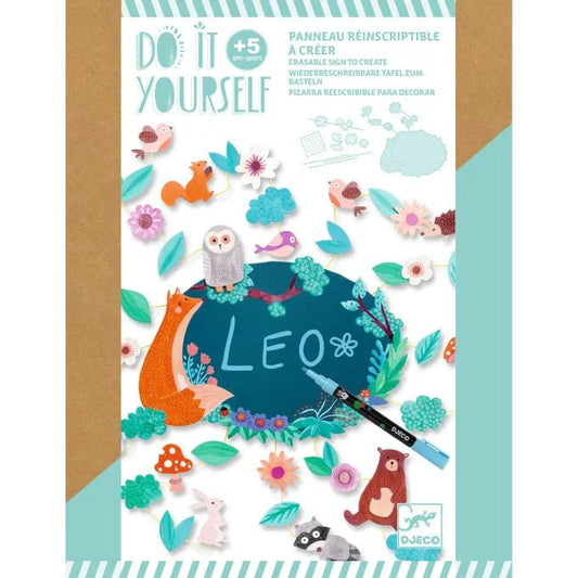 Djeco Do It Yourself Lavagna Cancellabile Nella foresta - Emotions Toy