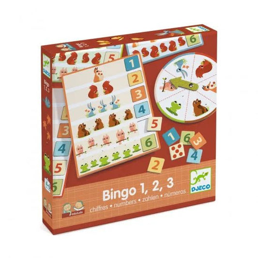 Djeco Eduludo Bingo 1, 2, 3 Numeri - Emotions Toy