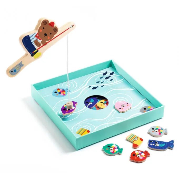 Djeco Fuzzyfish Gioco pesca magnetica - Emotions Toy