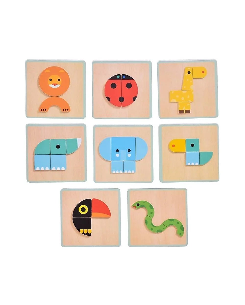 Djeco GeoBasic Gioco Magnetico in legno - Emotions Toy