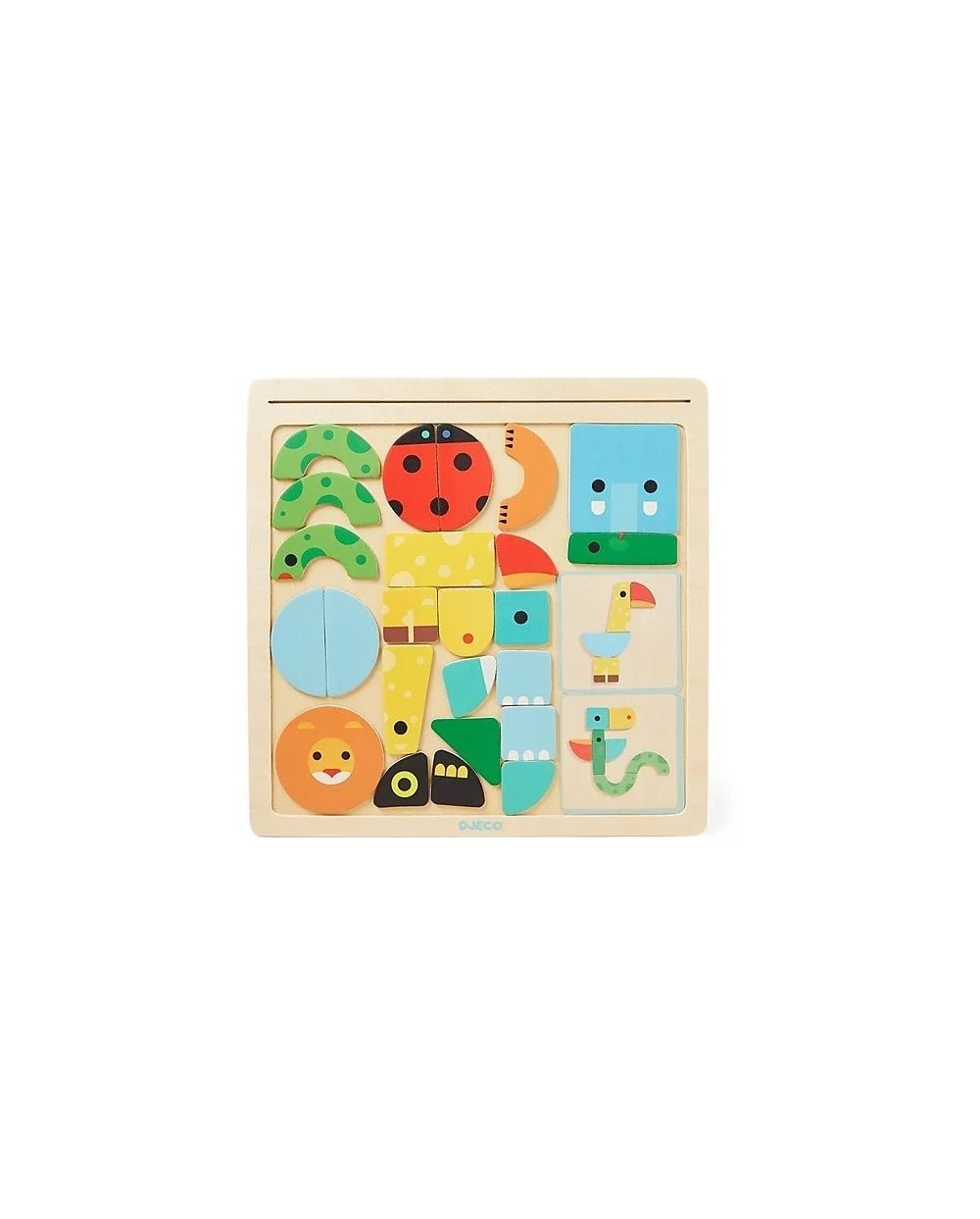 Djeco GeoBasic Gioco Magnetico in legno - Emotions Toy