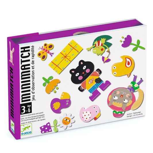 Djeco Gioco di carte Minimatch - Emotions Toy