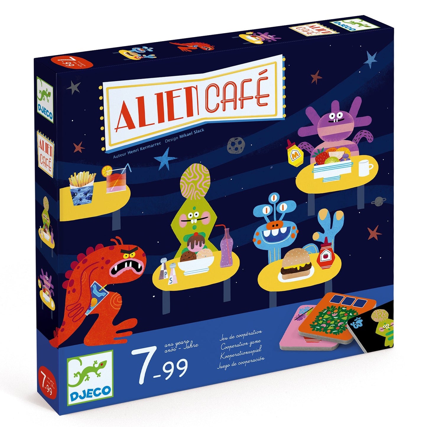 Djeco Gioco di cooperazione Alien Cafè - Emotions Toy