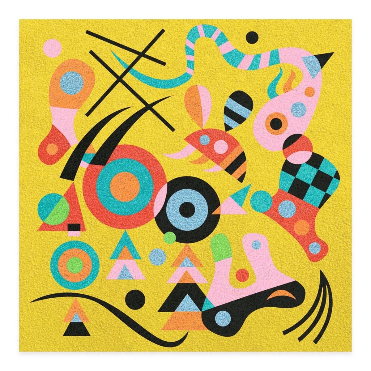 Djeco Inspired by Wassily Kandinsky Astrazione Dipingere con sabbie colorate - Emotions Toy