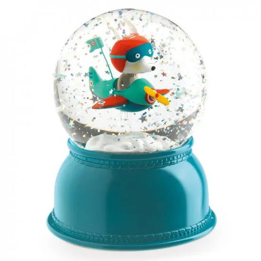 Djeco Little Big room Luce notturna a forma di palla di neve Aereo - Emotions Toy