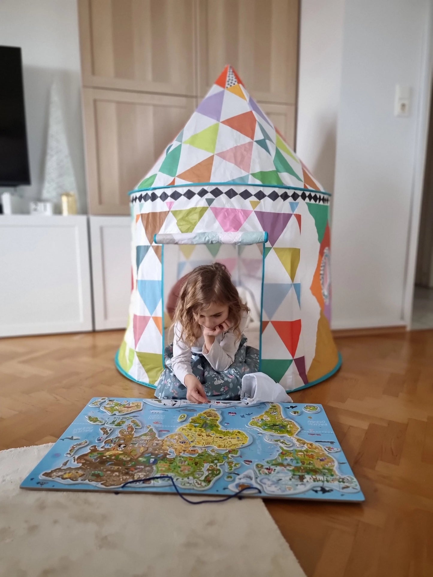 Djeco Little Big room Tenda gioco per i bambini Capanna - Emotions Toy