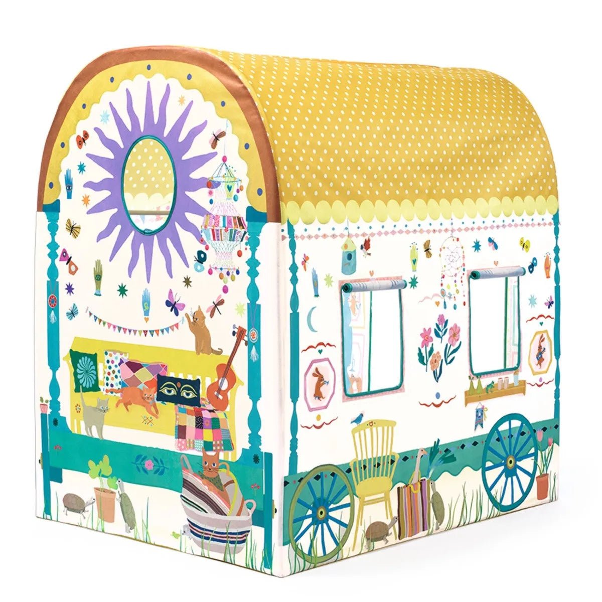 Djeco Little Big room Tenda gioco per i bambini Caravan - Emotions Toy