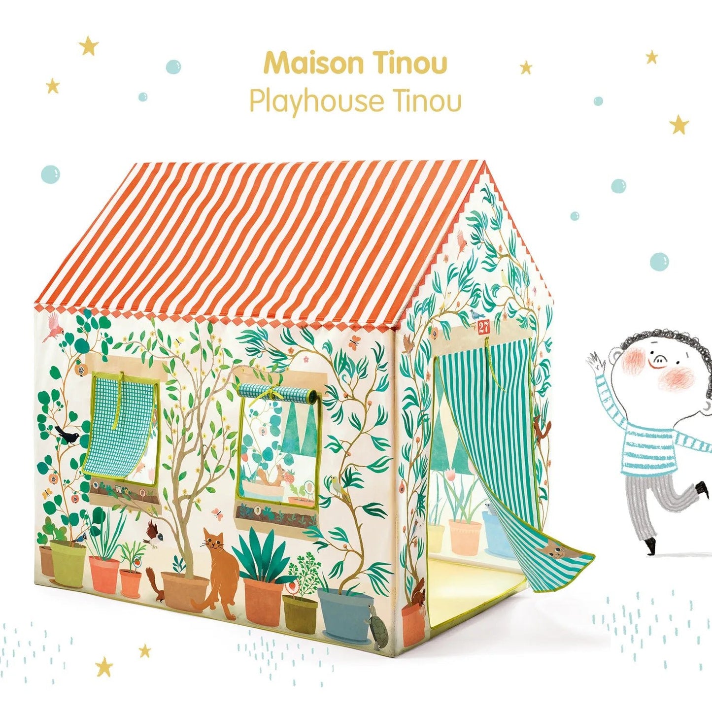 Djeco Little Big room Tenda gioco per i bambini Casetta - Emotions Toy