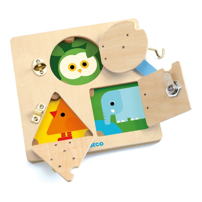 Djeco LockBasic Gioco a incastro con lucchetti - Emotions Toy