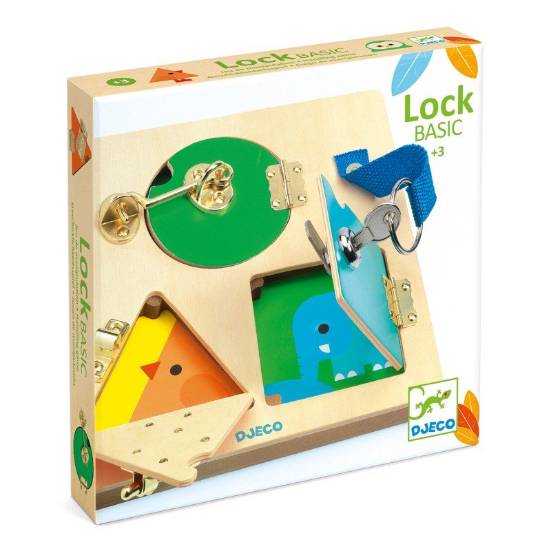 Djeco LockBasic Gioco a incastro con lucchetti - Emotions Toy