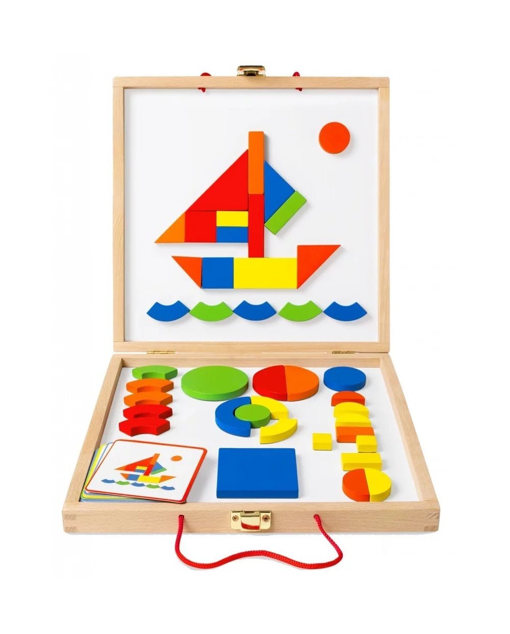 Djeco Magnetic's Geoforme Gioco magnetico in legno - Emotions Toy